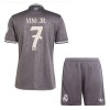 Conjunto (Camiseta+Pantalón Corto) Real Madrid Vini JR 7 Tercera Equipación 2024-25 - Niño